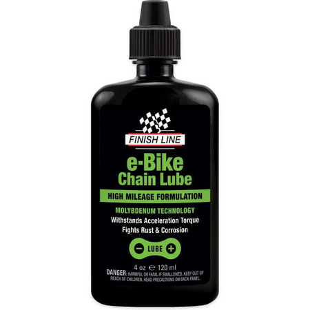 Finish Line eBike Bicycle Chain Lube Drip Bottle 4oz / 120 ml