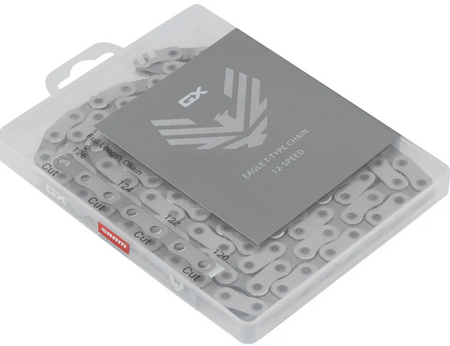 Sram GX Eagle 12 Speed T-Type Solid Pin 126 Link Bicycle Chain Includes T-Type Powerlock Connector E-MTB Compatible RRP £55