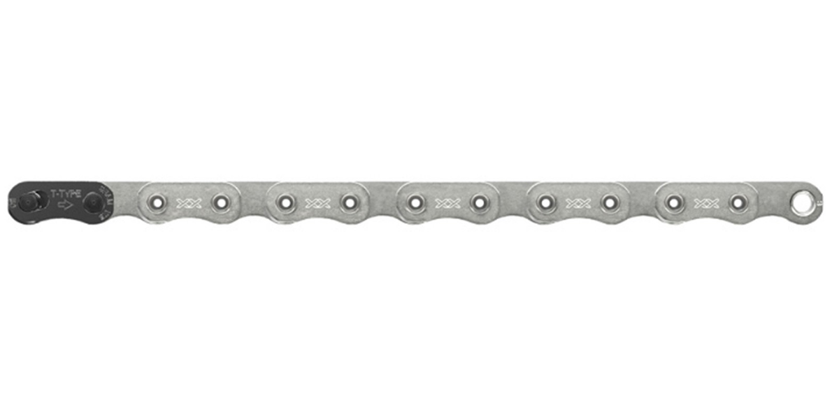 Sram XX Eagle T-Type Transmission Hollowpin 12 Speed 126 Link Bicycle Chain With Powerlock T-Type PVD Connector RRP £135