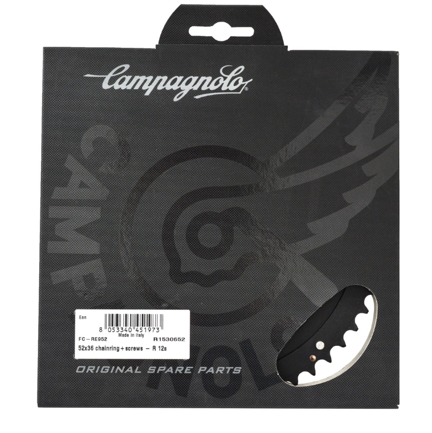 Campagnolo FC-RE952 Record 4-Arm 12 Speed Chainring 145mm BCD 52T (52/36T)
