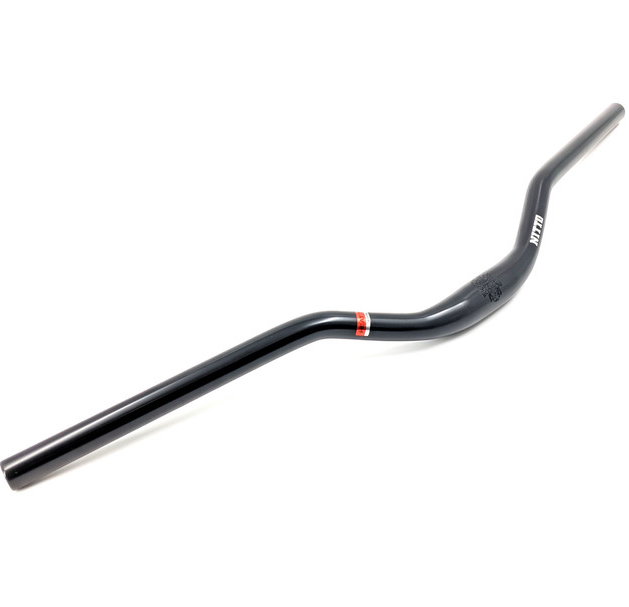 Nitto B801AA SSB 31.8mm Clamp | 730mm Wide Riser Handlebars in Black