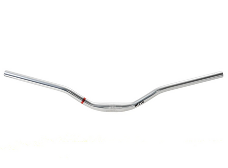 Nitto B801AA SSB 31.8mm Clamp | 730mm Wide Riser Handlebars in Silver