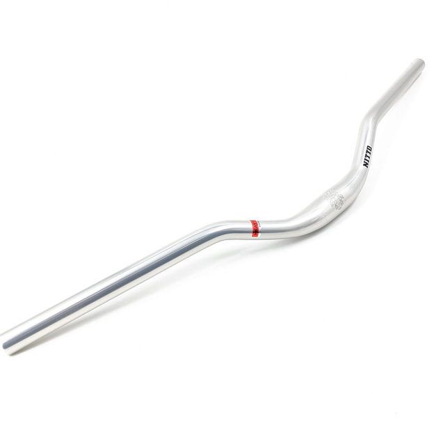 Nitto B801AA SSB 31.8mm Clamp | 730mm Wide Riser Handlebars in Silver
