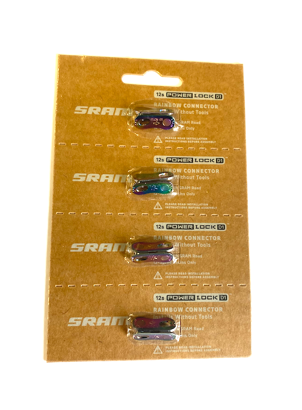 Sram D1 12-Speed Road Spare Rainbow Powerlock Chain Links Pack Of 4 For 4 Chains