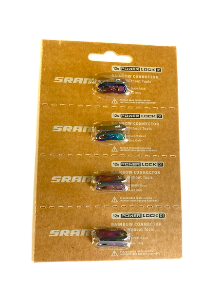 Sram D1 12-Speed Road Spare Rainbow Powerlock Chain Links Pack Of 4 For 4 Chains
