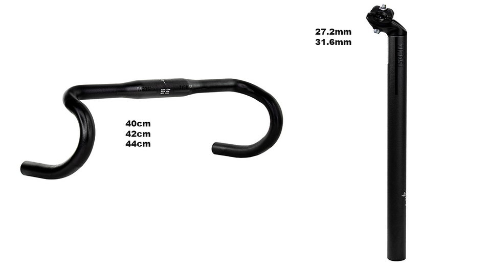 Tifosi Uno | Seatpost | Handlebar Bundle | Black