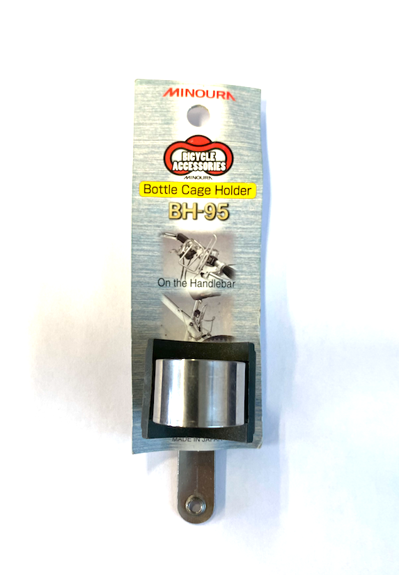 Minoura BH-95L Bottle Cage Holder Compatible With Seatpost or Handlebars 31.8-38.1mm