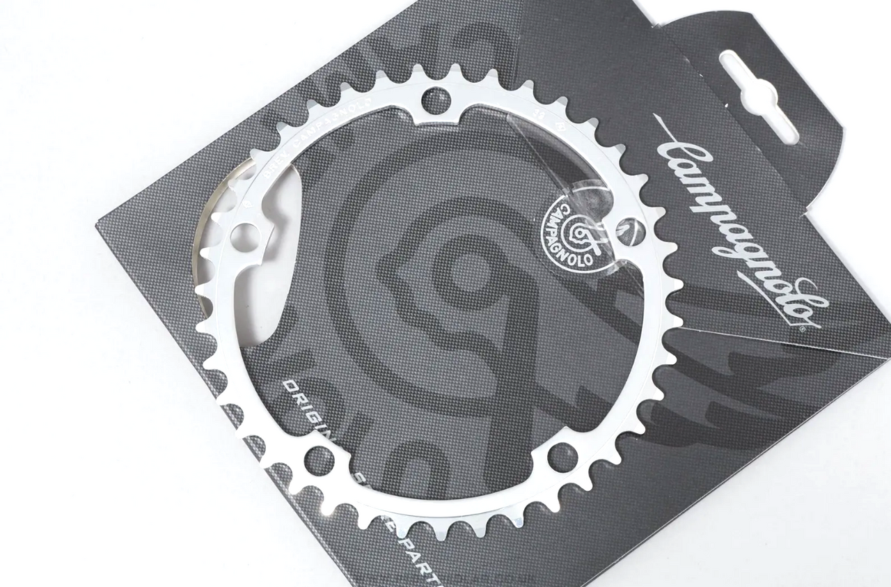 Campagnolo FC-RE039 | Record 9/10 Speed | 5-Arm Chainring | Silver | 39T