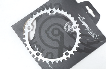 Campagnolo FC-RE039 | Record 9/10 Speed | 5-Arm Chainring | Silver | 39T