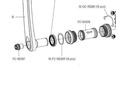 Campagnolo FC-RE009 Ultra-Torque B/B Cup Thrust Washer