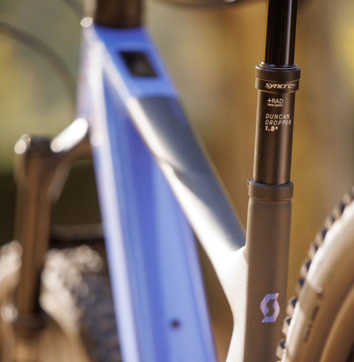 Scott Contessa Voltage eRide 910 Ladies Electric Full Suspension Mountain Bike | Peri Purple