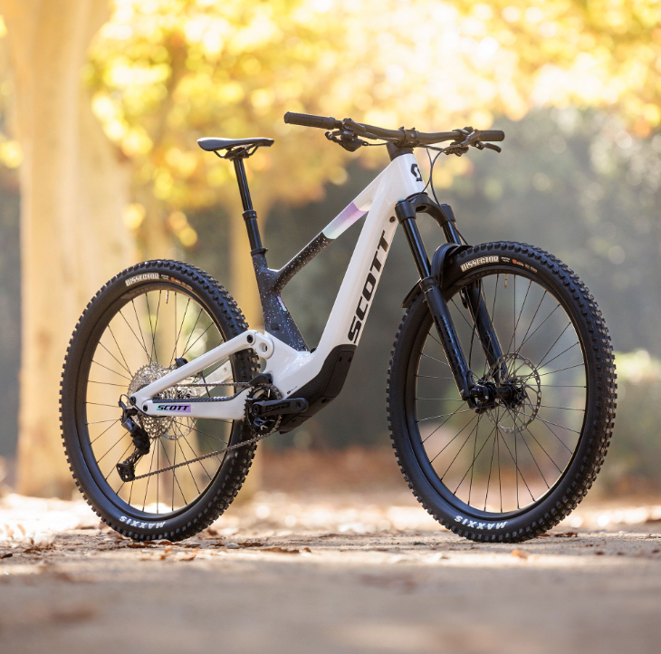 Scott Contessa Voltage eRide 900 Ladies Electric Full Suspension Mountain Bike | Beluga Grey / Terrazzo Black
