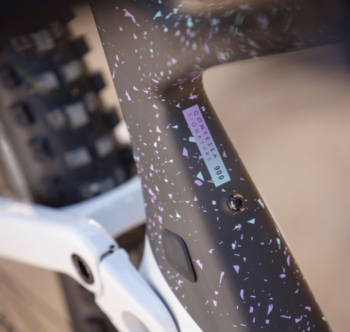 Scott Contessa Voltage eRide 900 Ladies Electric Full Suspension Mountain Bike | Beluga Grey / Terrazzo Black