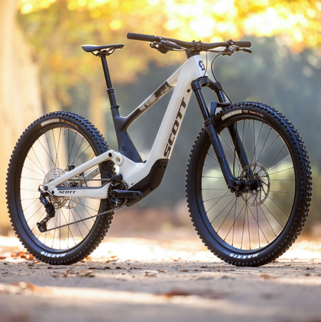 Scott Voltage eRide 920 Electric Full Suspension Mountain Bike | Gobi Beige