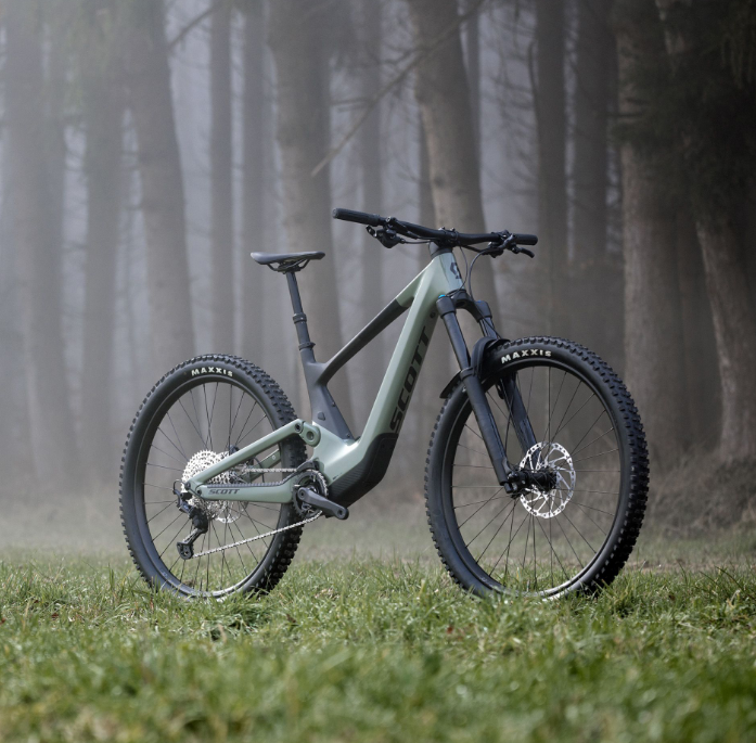 Scott Voltage eRide 910 Electric Full Suspension Mountain Bike | Undergrowth Green