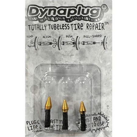Dynaplug Soft Nose Tip Plugs For Bicycle Tyres 3x Plugs Included
