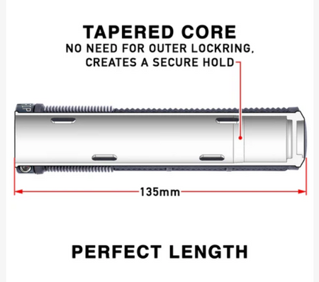 NEW DMR DeathGrip2 Flanged BMX MTB Trail Bicycle Handlebar Grips