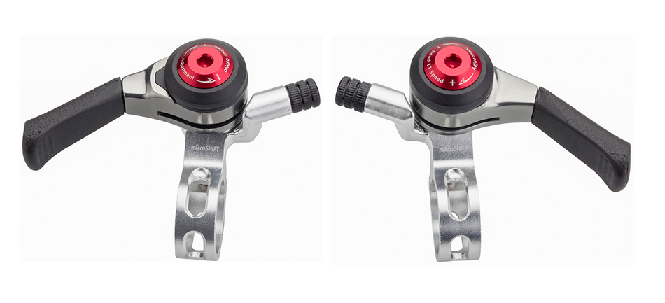 Microshift Centos SL-A11 11 Speed Road Flat Bar Thumb Shifters - Shimano Compatible
