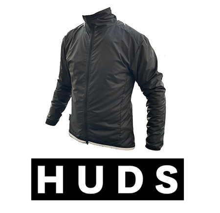 HUDS Super Waterproof Packable Lightweight Unisex Jacket 140g In Black