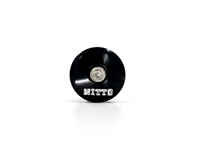 Nitto 1 1/8" Replacement Stem Top Cap In Black