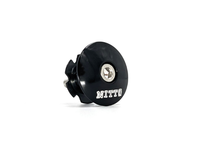 Nitto 1 1/8" Replacement Stem Top Cap In Black