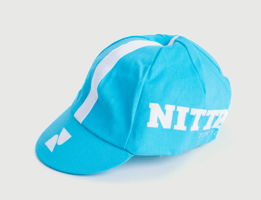 Nitto Racing Cycling Cotton Cap In Light Blue
