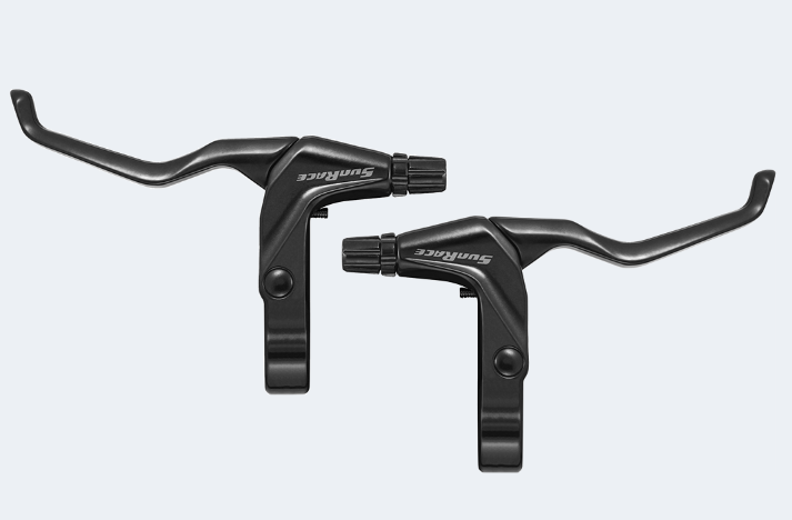 SunRace BLM500 M5 22.2mm Brake Right & Left Hand V-Brake Levers in Black