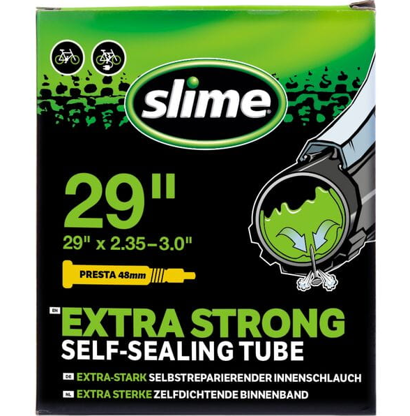 Slime Smart Self-Sealing Bicycle MTB Inner Tube | 29 x 2.35 - 3.0 | 48mm Presta Valve