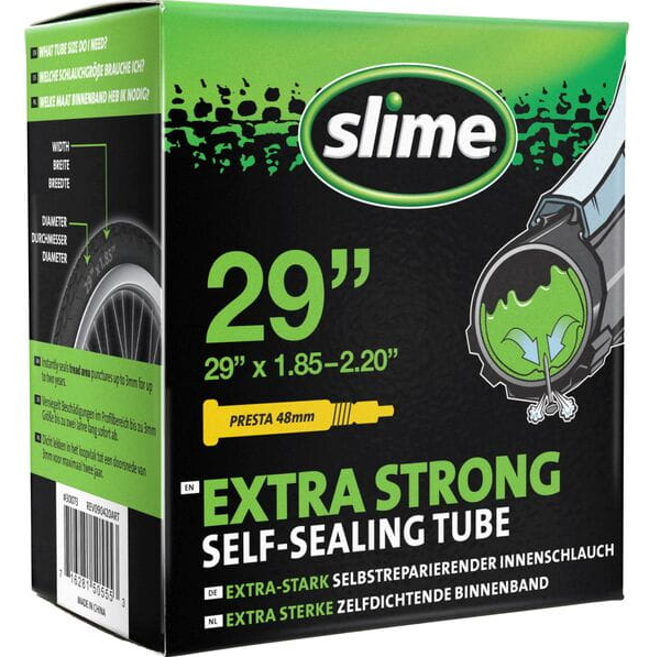 Slime Smart Self-Sealing Bicycle MTB Inner Tube | 29 x 1.85-2.20 | 48mm Presta Valve