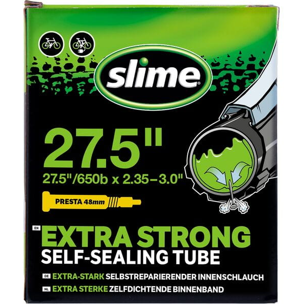 Slime Smart Self-Sealing Bicycle MTB Inner Tube | 27.5 x 2.35 - 3.0 | 48mm Presta Valve