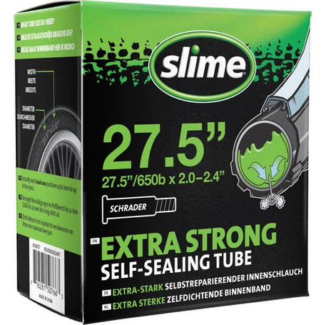 Slime Smart Self-Sealing Bicycle MTB Inner Tube | 27.5 x 2.00 - 2.40 | Schrader Valve