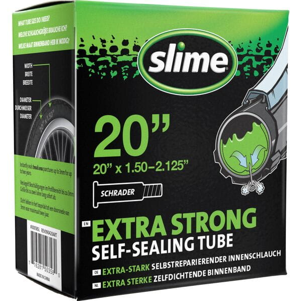 Slime Smart Self-Sealing Bicycle Inner Tube | 20 x 1.50-2.125" | Schrader Valve