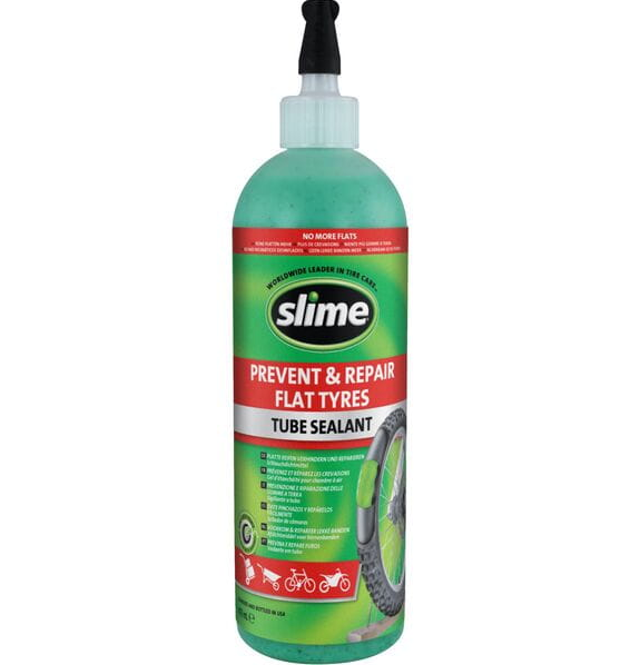 Slime Tube Sealant Bottle with Hose 473mL/16oz | For MTB , ROAD , Strollers ,Wheelbarrow Tyres