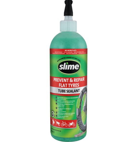 Slime Tube Sealant Bottle with Hose 473mL/16oz | For MTB , ROAD , Strollers ,Wheelbarrow Tyres