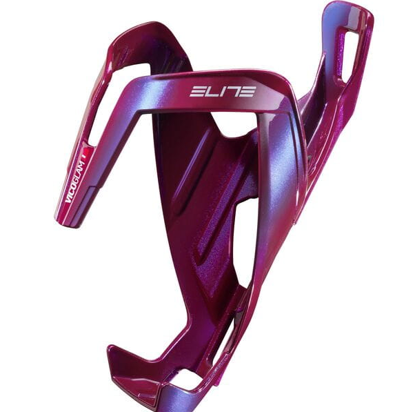 Elite Vico Limited Edition Water Bottle Cage In Metallic Red