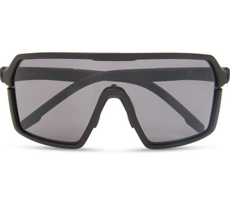 Madison Crypto Cycling Sunglasses | Matt Black Frame / Black Mirror Lens