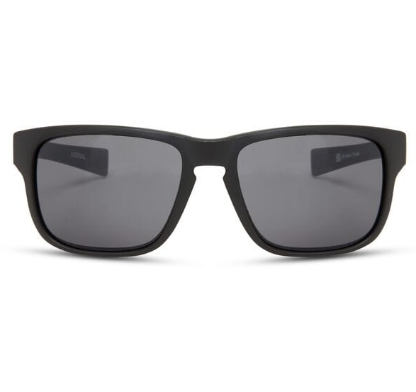 Madison Signal Cycling Sunglasses | Matt Black Frame / Black Mirror Lens