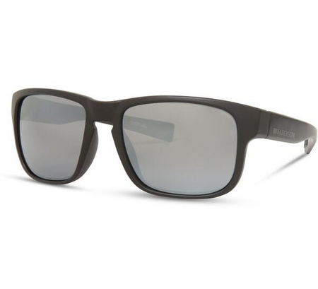 Madison Signal Cycling Sunglasses | Matt Black Frame / Silver Mirror Lens
