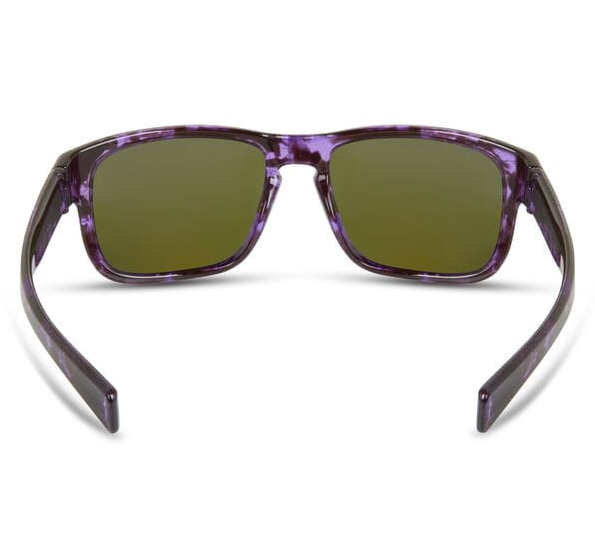Madison Signal Cycling Sunglasses | Crystal Tortoiseshell Frame / Purple Mirror Lens