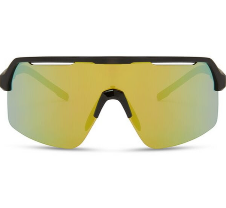 Madison Crypto Air Cycling Sunglasses | Gloss Black Frame / Bronze Mirror Lens