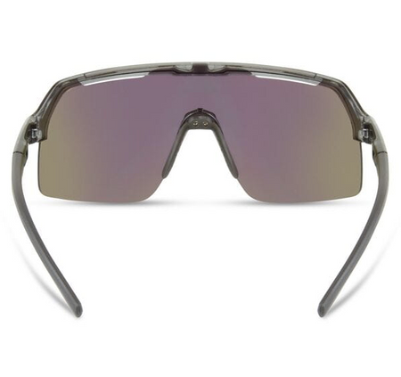 Madison Crypto Air Cycling Sunglasses | Crystal Smoke Frame / Green Mirror Lens