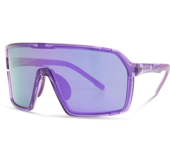 Madison Crypto Air Cycling Sunglasses 3 pack Changeable Lens - Crys Gloss Purple / Purple Mirror