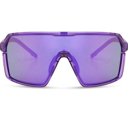 Madison Crypto Air Cycling Sunglasses 3 pack Changeable Lens - Crys Gloss Purple / Purple Mirror