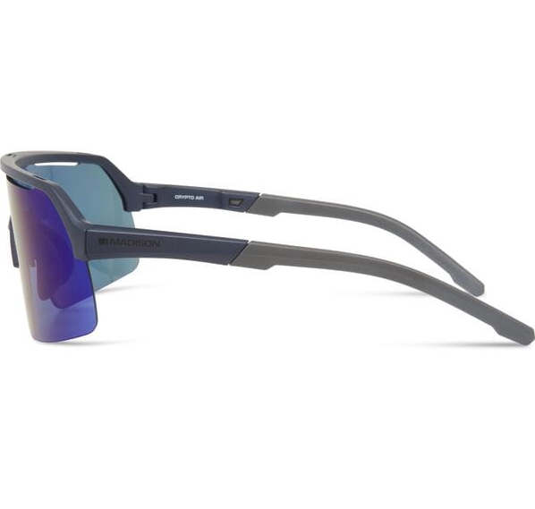 Madison Crypto Air Cycling Sunglasses 3 pack Changeable Lens | Ink Navy Frame / Blue Mirror Lens