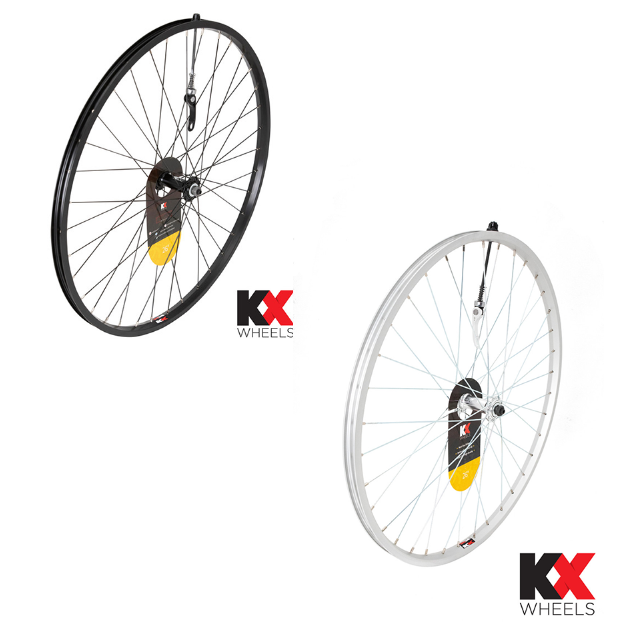 KX MTB 26" Singlewall Q/R Rim Brake Wheel Black Or Silver