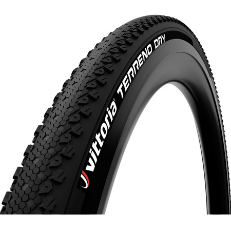 Vittoria Terreno Dry Full Black Clincher Gravel / Cyclocross Rigid Tyre