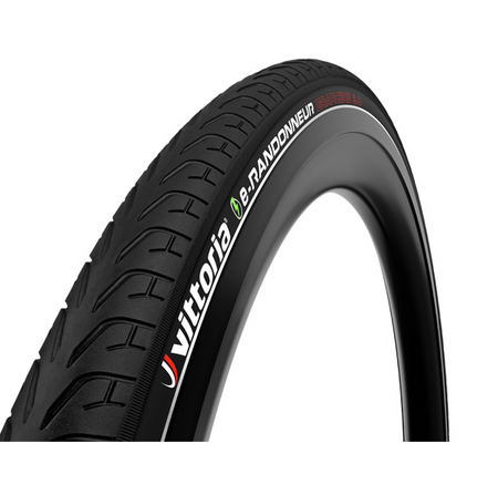 Vittoria E-Randonneur G2.0 Rigid City E-Bike Tyre Black/Reflective