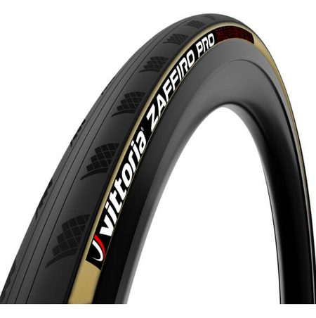 Vittoria Zaffiro Pro V Black/Tan G2.0 Clincher Folding Tyre