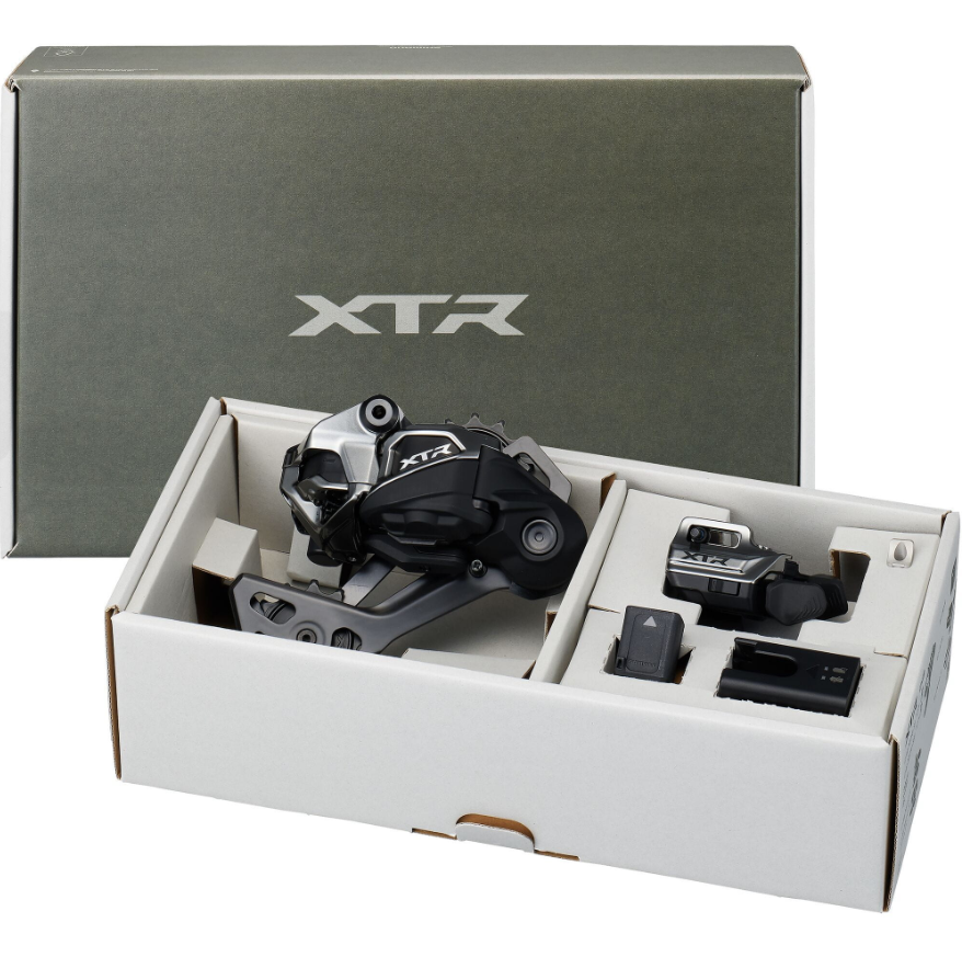 Shimano XTR M9250 Di2 Upgrade Kit Includes - SW-M9250 I-SpecEV Shift Switch , BT-DN320, EC-DN100, SM-CN910,RD-M9250 SGS mech