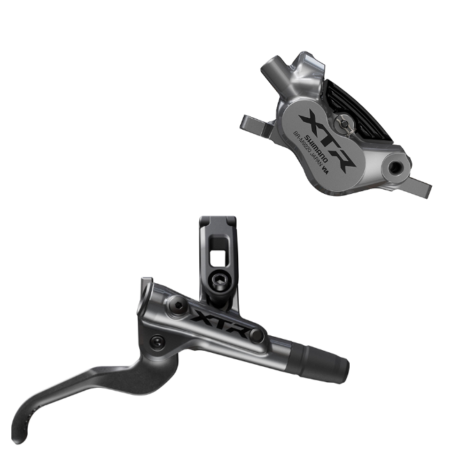 Shimano BR-M9220/BL-M9220 XTR 4 Pot Bled Brake Lever & Post Mount Calliper